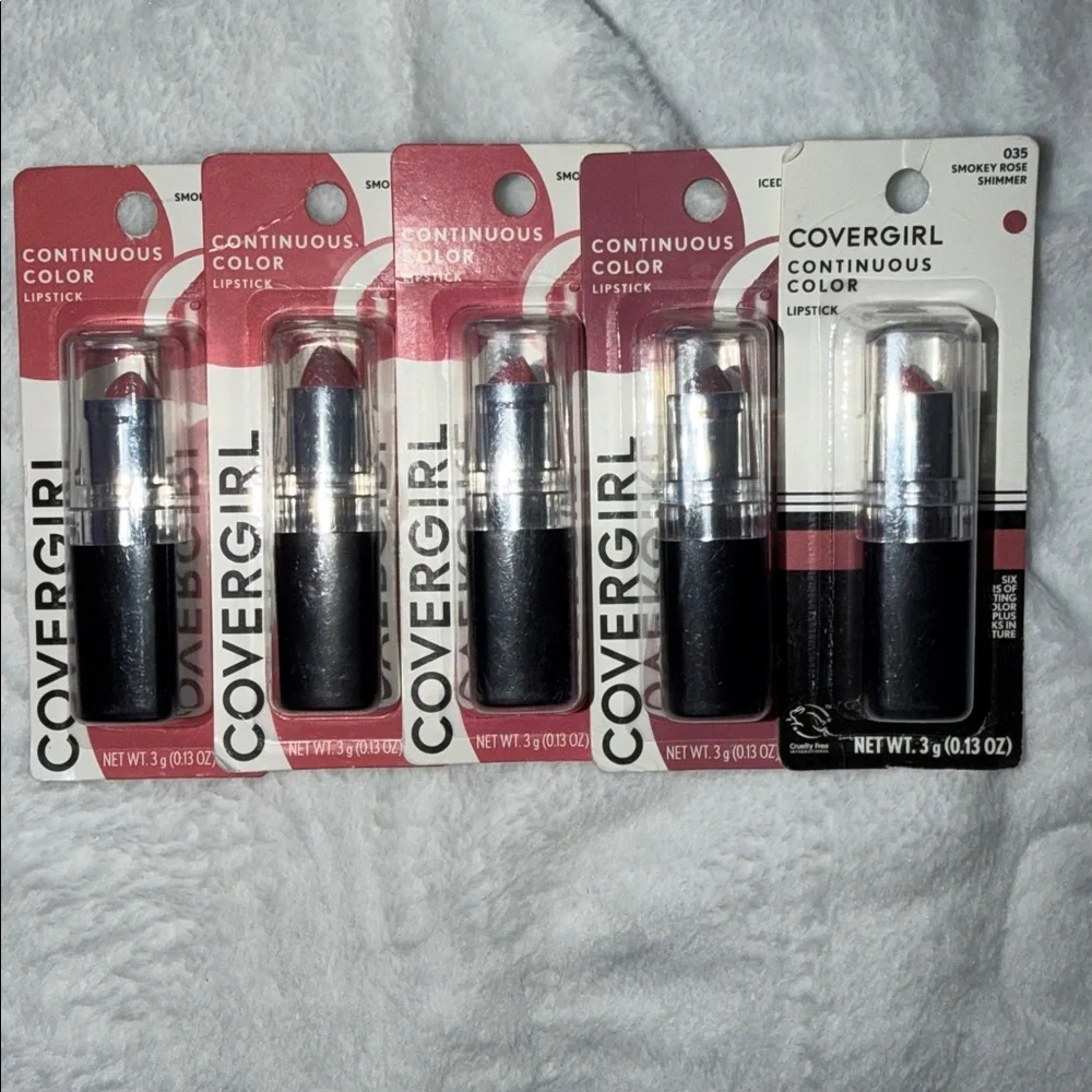 5 COVERGIRL Continuous Color Lipsticks